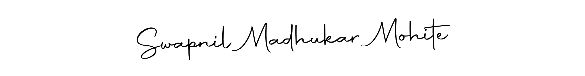 Make a short Swapnil Madhukar Mohite signature style. Manage your documents anywhere anytime using Autography-DOLnW. Create and add eSignatures, submit forms, share and send files easily. Swapnil Madhukar Mohite signature style 10 images and pictures png