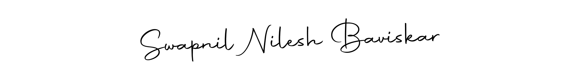 Also we have Swapnil Nilesh Baviskar name is the best signature style. Create professional handwritten signature collection using Autography-DOLnW autograph style. Swapnil Nilesh Baviskar signature style 10 images and pictures png