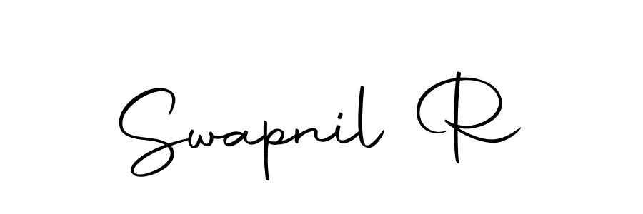 Create a beautiful signature design for name Swapnil R. With this signature (Autography-DOLnW) fonts, you can make a handwritten signature for free. Swapnil R signature style 10 images and pictures png