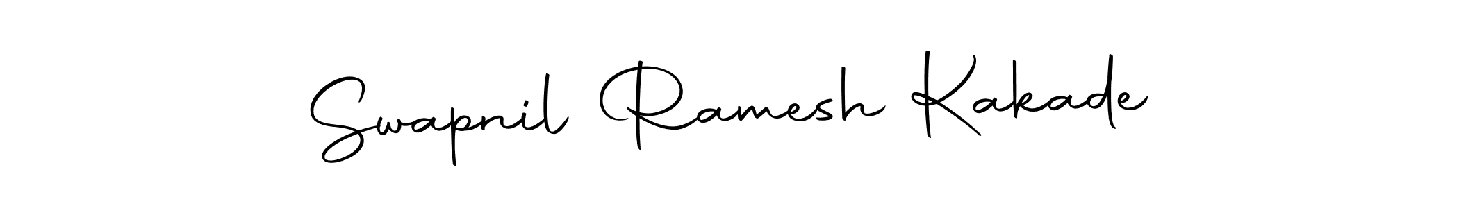 Make a beautiful signature design for name Swapnil Ramesh Kakade. With this signature (Autography-DOLnW) style, you can create a handwritten signature for free. Swapnil Ramesh Kakade signature style 10 images and pictures png