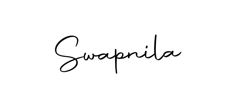 The best way (Autography-DOLnW) to make a short signature is to pick only two or three words in your name. The name Swapnila include a total of six letters. For converting this name. Swapnila signature style 10 images and pictures png