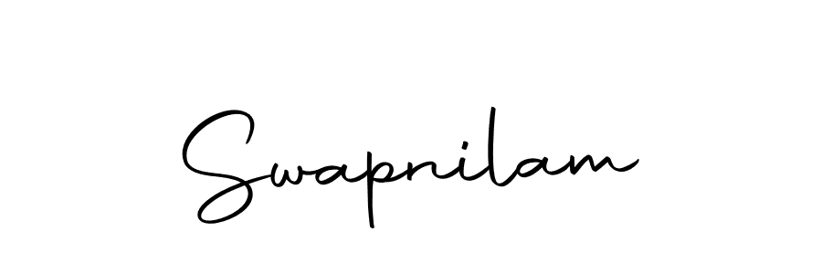 Use a signature maker to create a handwritten signature online. With this signature software, you can design (Autography-DOLnW) your own signature for name Swapnilam. Swapnilam signature style 10 images and pictures png