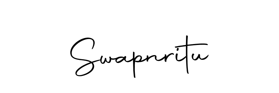 Design your own signature with our free online signature maker. With this signature software, you can create a handwritten (Autography-DOLnW) signature for name Swapnritu. Swapnritu signature style 10 images and pictures png