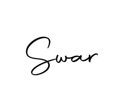 Similarly Autography-DOLnW is the best handwritten signature design. Signature creator online .You can use it as an online autograph creator for name Swar. Swar signature style 10 images and pictures png