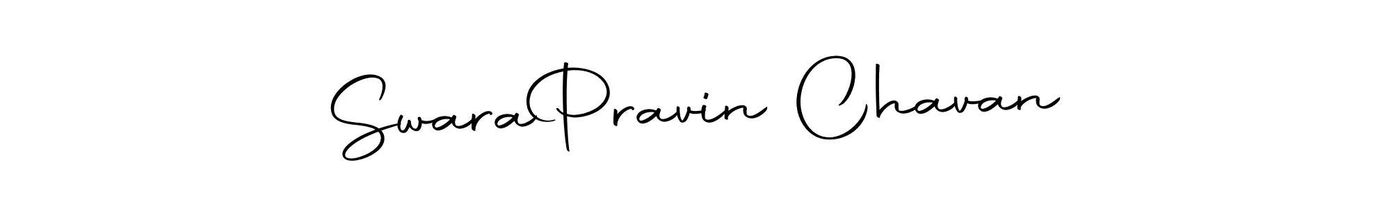 Similarly Autography-DOLnW is the best handwritten signature design. Signature creator online .You can use it as an online autograph creator for name Swara  Pravin Chavan. Swara  Pravin Chavan signature style 10 images and pictures png