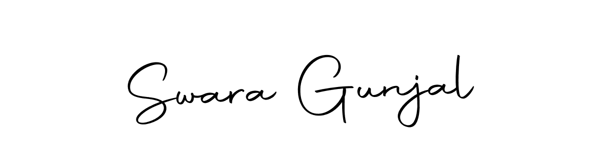 Once you've used our free online signature maker to create your best signature Autography-DOLnW style, it's time to enjoy all of the benefits that Swara Gunjal name signing documents. Swara Gunjal signature style 10 images and pictures png