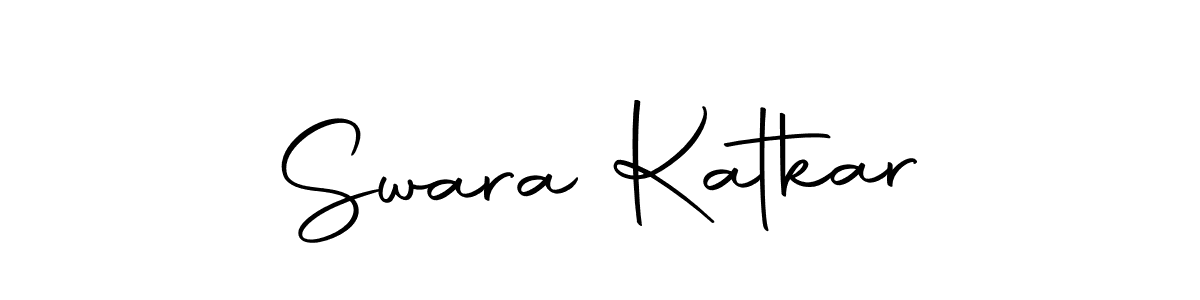 Make a beautiful signature design for name Swara Katkar. With this signature (Autography-DOLnW) style, you can create a handwritten signature for free. Swara Katkar signature style 10 images and pictures png