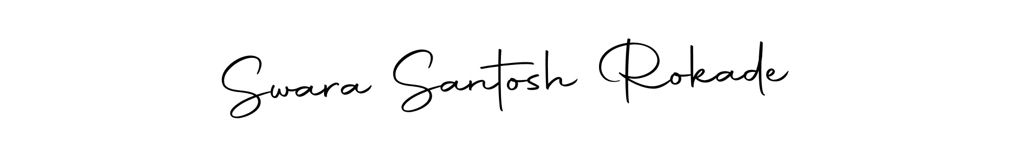 Make a short Swara Santosh Rokade signature style. Manage your documents anywhere anytime using Autography-DOLnW. Create and add eSignatures, submit forms, share and send files easily. Swara Santosh Rokade signature style 10 images and pictures png