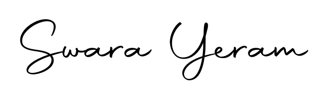 The Autography-DOLnW typeface gives name Swara Yeram a refined look. Suitable for certificates, diplomas, and official verification. Swara Yeram signature style 10 images and pictures png