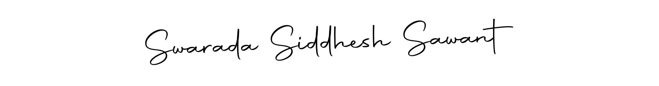 Autography-DOLnW is a professional signature style that is perfect for those who want to add a touch of class to their signature. It is also a great choice for those who want to make their signature more unique. Get Swarada Siddhesh Sawant name to fancy signature for free. Swarada Siddhesh Sawant signature style 10 images and pictures png