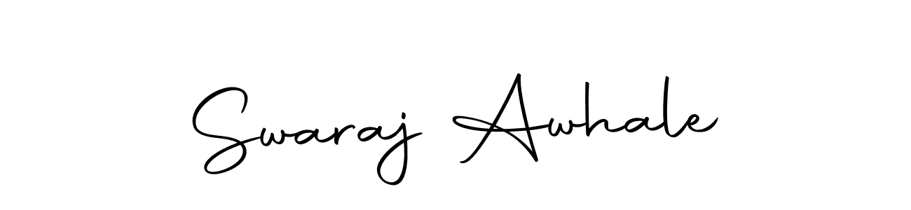 Make a beautiful signature design for name Swaraj Awhale. With this signature (Autography-DOLnW) style, you can create a handwritten signature for free. Swaraj Awhale signature style 10 images and pictures png