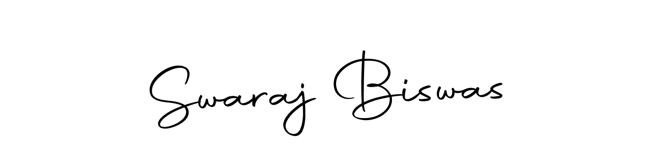 Use a signature maker to create a handwritten signature online. With this signature software, you can design (Autography-DOLnW) your own signature for name Swaraj Biswas. Swaraj Biswas signature style 10 images and pictures png