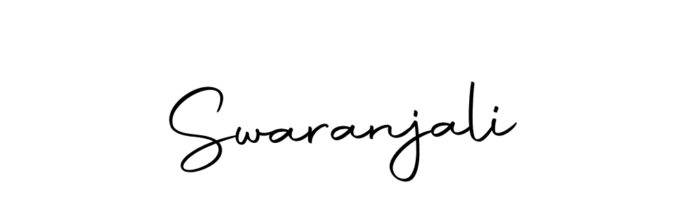 How to make Swaranjali name signature. Use Autography-DOLnW style for creating short signs online. This is the latest handwritten sign. Swaranjali signature style 10 images and pictures png