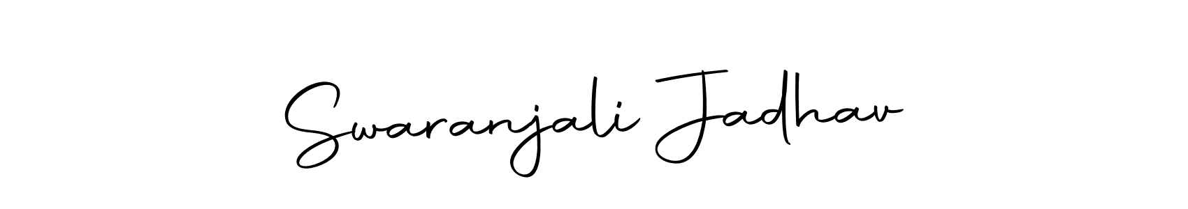Also we have Swaranjali Jadhav name is the best signature style. Create professional handwritten signature collection using Autography-DOLnW autograph style. Swaranjali Jadhav signature style 10 images and pictures png