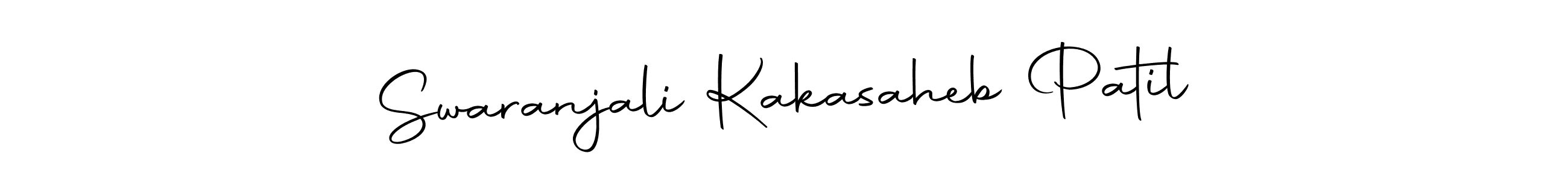 You can use this online signature creator to create a handwritten signature for the name Swaranjali Kakasaheb Patil. This is the best online autograph maker. Swaranjali Kakasaheb Patil signature style 10 images and pictures png