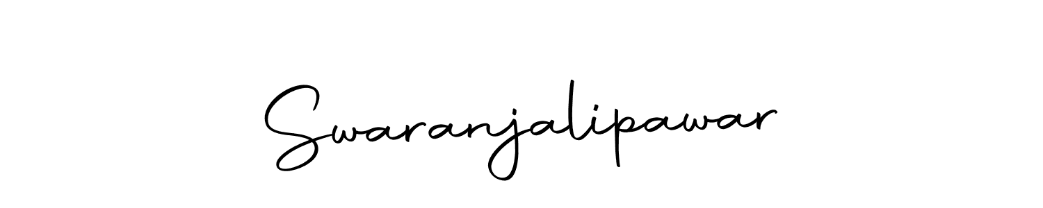 Make a beautiful signature design for name Swaranjalipawar. With this signature (Autography-DOLnW) style, you can create a handwritten signature for free. Swaranjalipawar signature style 10 images and pictures png