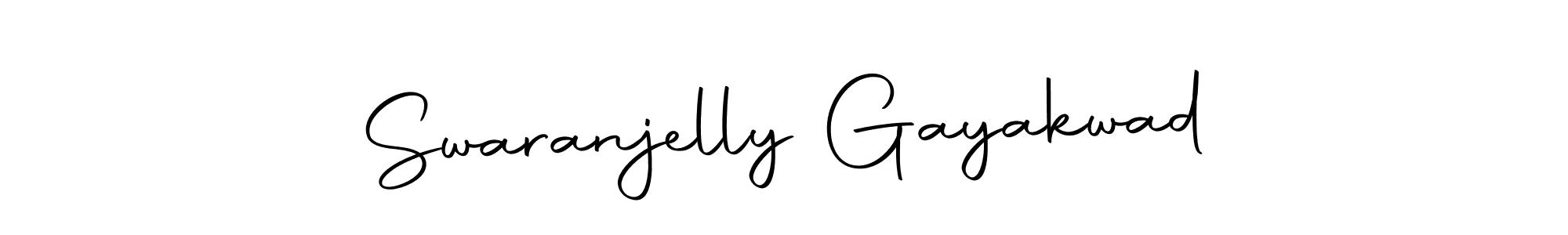 Similarly Autography-DOLnW is the best handwritten signature design. Signature creator online .You can use it as an online autograph creator for name Swaranjelly Gayakwad. Swaranjelly Gayakwad signature style 10 images and pictures png