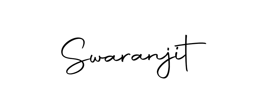 You should practise on your own different ways (Autography-DOLnW) to write your name (Swaranjit) in signature. don't let someone else do it for you. Swaranjit signature style 10 images and pictures png