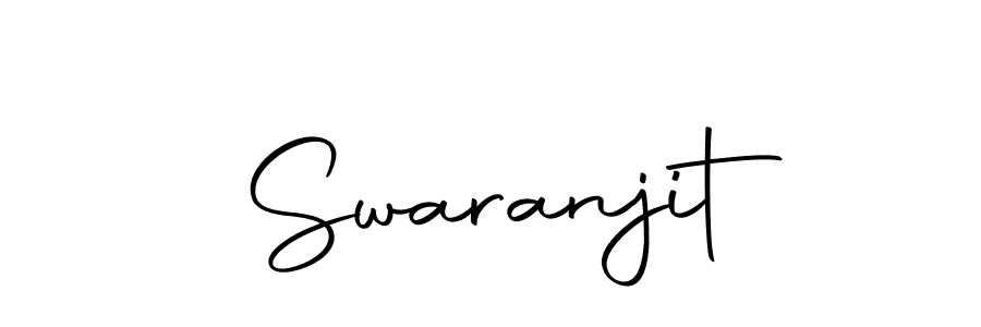 You should practise on your own different ways (Autography-DOLnW) to write your name (Swaranjit) in signature. don't let someone else do it for you. Swaranjit signature style 10 images and pictures png