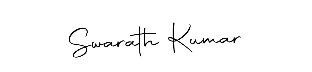 Make a beautiful signature design for name Swarath Kumar. Use this online signature maker to create a handwritten signature for free. Swarath Kumar signature style 10 images and pictures png