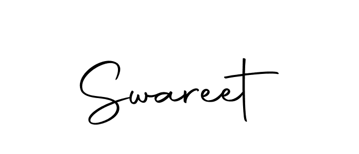 The best way (Autography-DOLnW) to make a short signature is to pick only two or three words in your name. The name Swareet include a total of six letters. For converting this name. Swareet signature style 10 images and pictures png