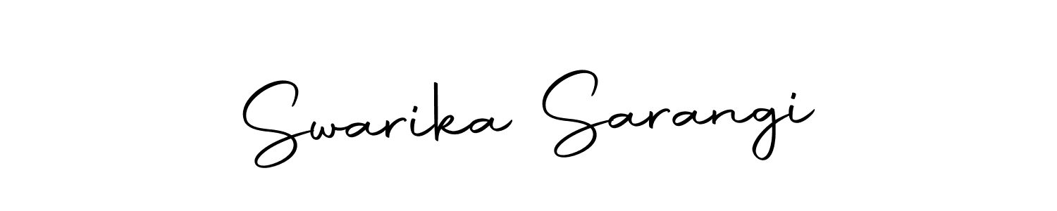 Make a short Swarika Sarangi signature style. Manage your documents anywhere anytime using Autography-DOLnW. Create and add eSignatures, submit forms, share and send files easily. Swarika Sarangi signature style 10 images and pictures png