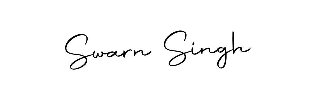 Create a beautiful signature design for name Swarn Singh. With this signature (Autography-DOLnW) fonts, you can make a handwritten signature for free. Swarn Singh signature style 10 images and pictures png