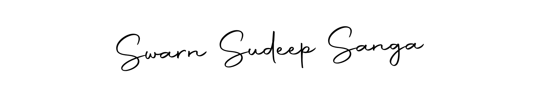 Create a beautiful signature design for name Swarn Sudeep Sanga. With this signature (Autography-DOLnW) fonts, you can make a handwritten signature for free. Swarn Sudeep Sanga signature style 10 images and pictures png