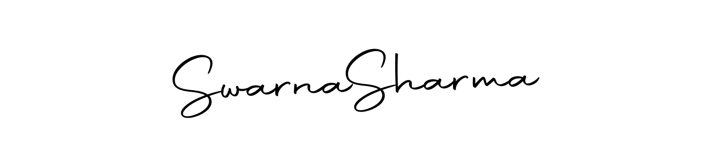 Swarna  Sharma stylish signature style. Best Handwritten Sign (Autography-DOLnW) for my name. Handwritten Signature Collection Ideas for my name Swarna  Sharma. Swarna  Sharma signature style 10 images and pictures png