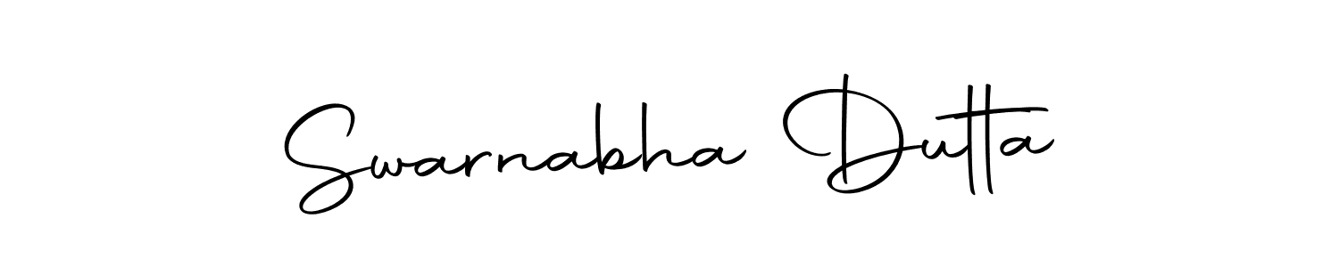 Make a beautiful signature design for name Swarnabha Dutta. With this signature (Autography-DOLnW) style, you can create a handwritten signature for free. Swarnabha Dutta signature style 10 images and pictures png