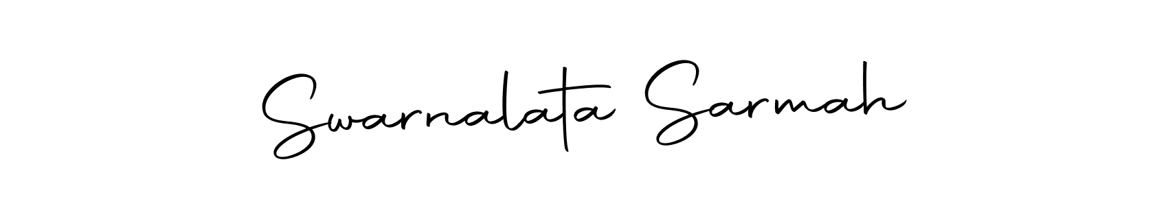 Make a short Swarnalata Sarmah signature style. Manage your documents anywhere anytime using Autography-DOLnW. Create and add eSignatures, submit forms, share and send files easily. Swarnalata Sarmah signature style 10 images and pictures png