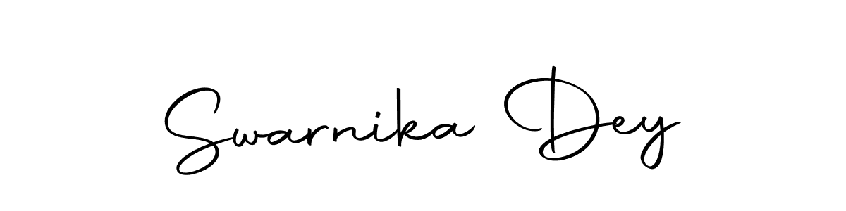 Make a beautiful signature design for name Swarnika Dey. With this signature (Autography-DOLnW) style, you can create a handwritten signature for free. Swarnika Dey signature style 10 images and pictures png