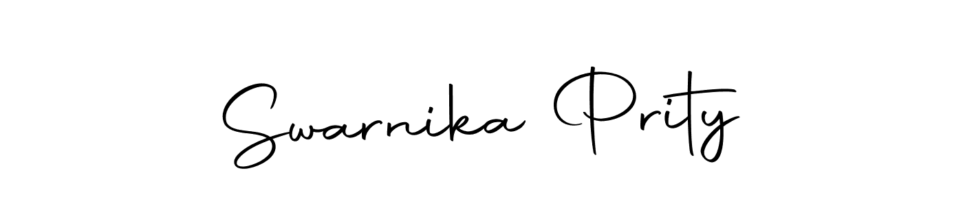 You can use this online signature creator to create a handwritten signature for the name Swarnika Prity. This is the best online autograph maker. Swarnika Prity signature style 10 images and pictures png