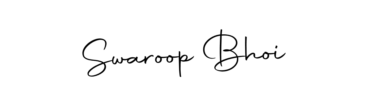 The best way (Autography-DOLnW) to make a short signature is to pick only two or three words in your name. The name Swaroop Bhoi include a total of six letters. For converting this name. Swaroop Bhoi signature style 10 images and pictures png