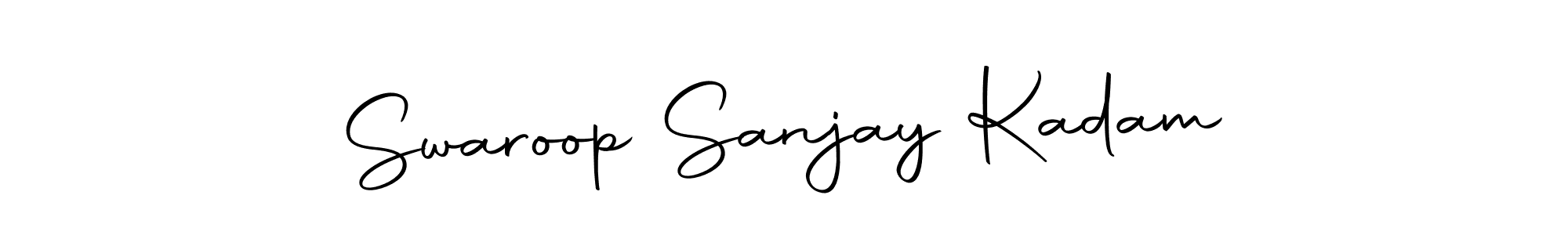 if you are searching for the best signature style for your name Swaroop Sanjay Kadam. so please give up your signature search. here we have designed multiple signature styles  using Autography-DOLnW. Swaroop Sanjay Kadam signature style 10 images and pictures png