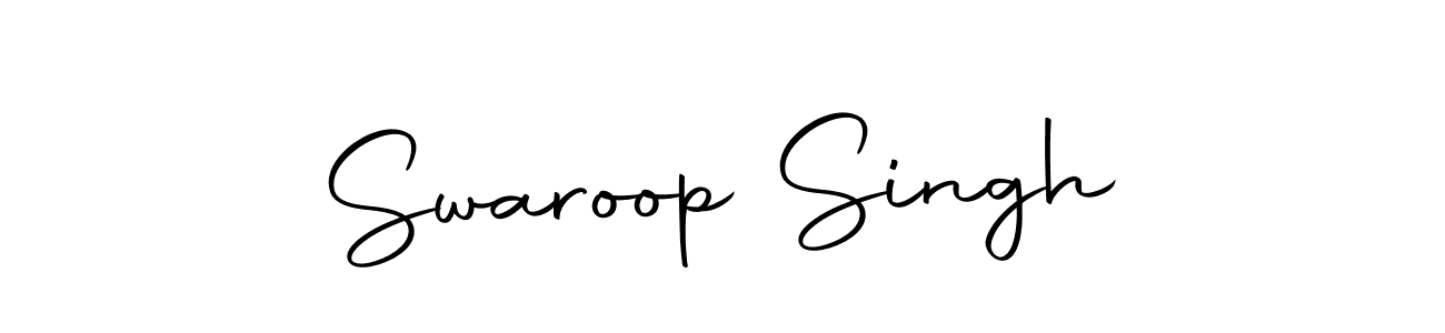 You can use this online signature creator to create a handwritten signature for the name Swaroop Singh. This is the best online autograph maker. Swaroop Singh signature style 10 images and pictures png