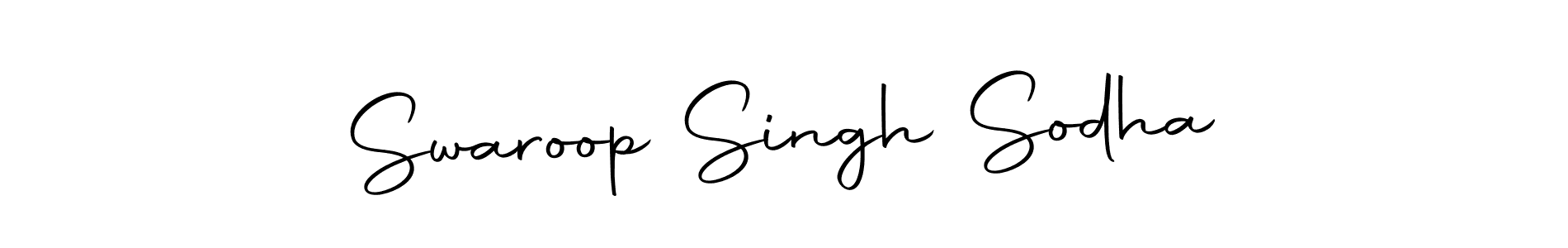 How to make Swaroop Singh Sodha signature? Autography-DOLnW is a professional autograph style. Create handwritten signature for Swaroop Singh Sodha name. Swaroop Singh Sodha signature style 10 images and pictures png