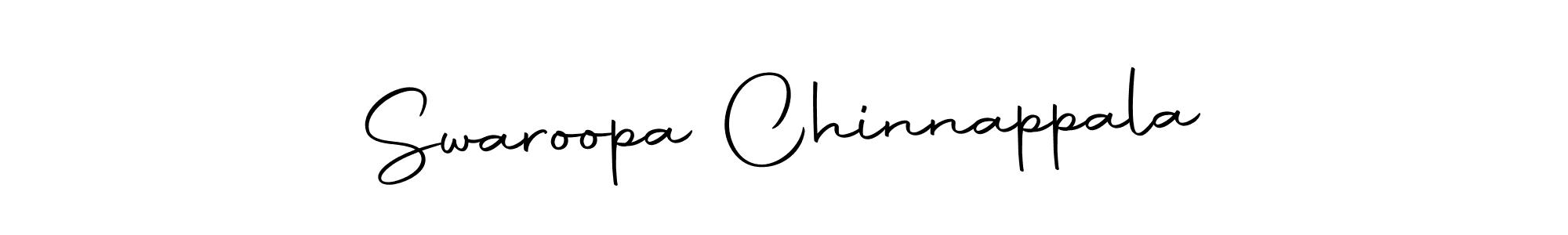 Create a beautiful signature design for name Swaroopa Chinnappala. With this signature (Autography-DOLnW) fonts, you can make a handwritten signature for free. Swaroopa Chinnappala signature style 10 images and pictures png