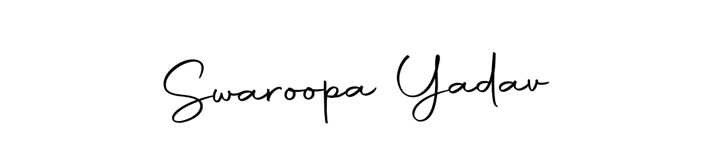 Make a short Swaroopa Yadav signature style. Manage your documents anywhere anytime using Autography-DOLnW. Create and add eSignatures, submit forms, share and send files easily. Swaroopa Yadav signature style 10 images and pictures png