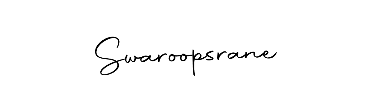 How to make Swaroopsrane signature? Autography-DOLnW is a professional autograph style. Create handwritten signature for Swaroopsrane name. Swaroopsrane signature style 10 images and pictures png