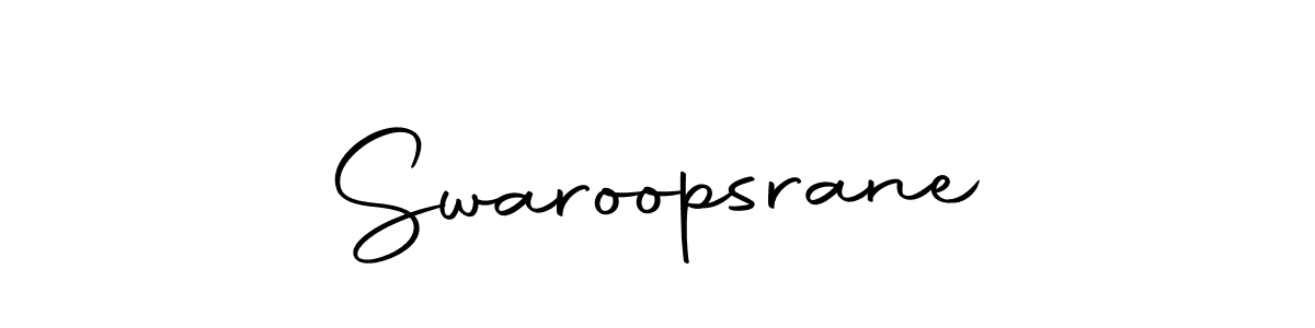 How to make Swaroopsrane signature? Autography-DOLnW is a professional autograph style. Create handwritten signature for Swaroopsrane name. Swaroopsrane signature style 10 images and pictures png