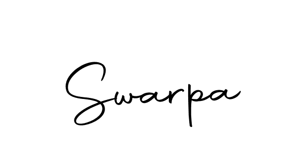 You should practise on your own different ways (Autography-DOLnW) to write your name (Swarpa) in signature. don't let someone else do it for you. Swarpa signature style 10 images and pictures png