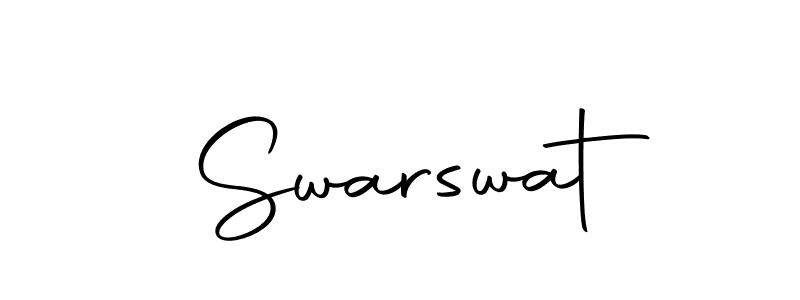Swarswat stylish signature style. Best Handwritten Sign (Autography-DOLnW) for my name. Handwritten Signature Collection Ideas for my name Swarswat. Swarswat signature style 10 images and pictures png