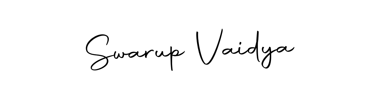 Make a beautiful signature design for name Swarup Vaidya. Use this online signature maker to create a handwritten signature for free. Swarup Vaidya signature style 10 images and pictures png