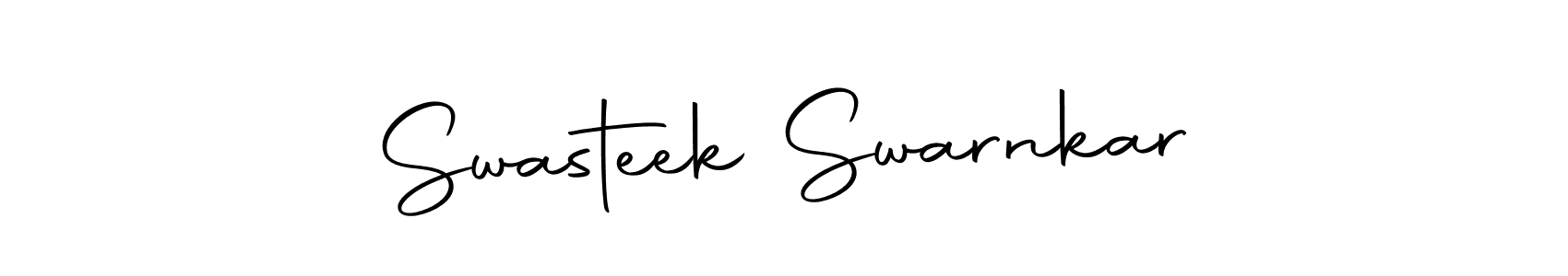 Make a beautiful signature design for name Swasteek Swarnkar. With this signature (Autography-DOLnW) style, you can create a handwritten signature for free. Swasteek Swarnkar signature style 10 images and pictures png