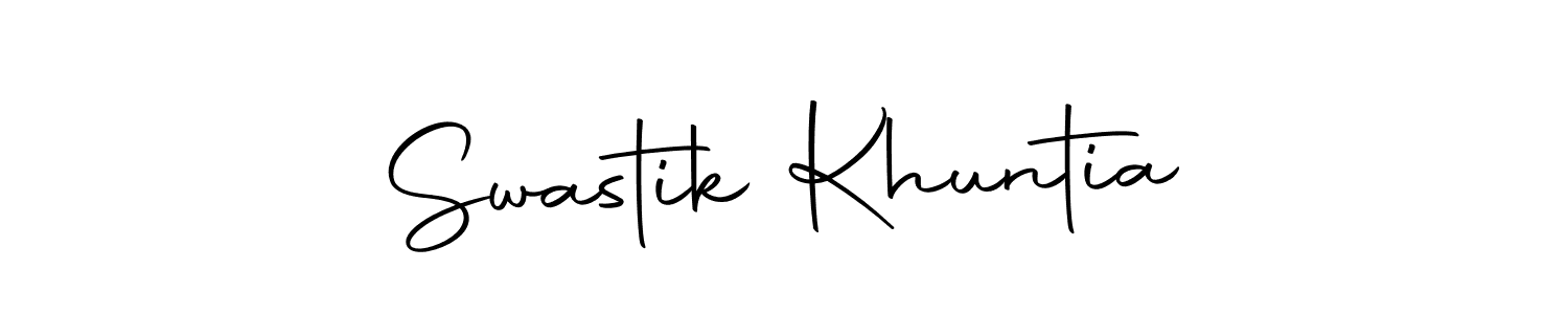 Use a signature maker to create a handwritten signature online. With this signature software, you can design (Autography-DOLnW) your own signature for name Swastik Khuntia. Swastik Khuntia signature style 10 images and pictures png