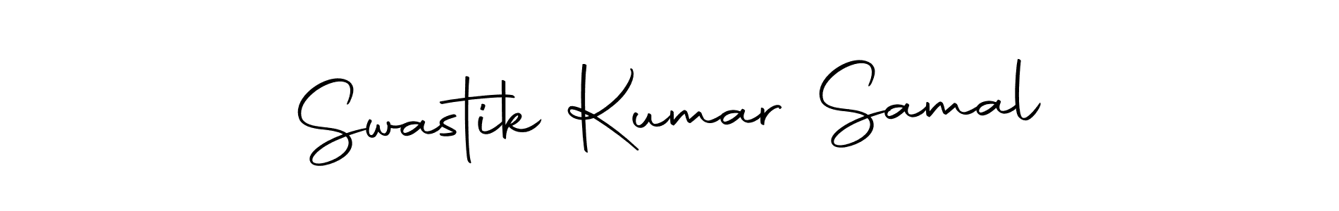 Autography-DOLnW is a professional signature style that is perfect for those who want to add a touch of class to their signature. It is also a great choice for those who want to make their signature more unique. Get Swastik Kumar Samal name to fancy signature for free. Swastik Kumar Samal signature style 10 images and pictures png