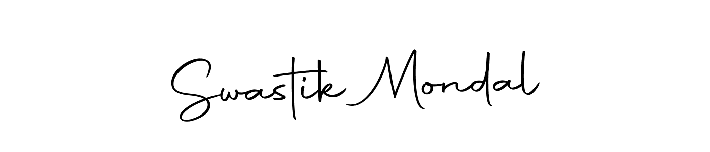 The best way (Autography-DOLnW) to make a short signature is to pick only two or three words in your name. The name Swastik Mondal include a total of six letters. For converting this name. Swastik Mondal signature style 10 images and pictures png