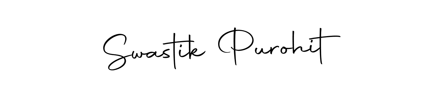 How to make Swastik Purohit name signature. Use Autography-DOLnW style for creating short signs online. This is the latest handwritten sign. Swastik Purohit signature style 10 images and pictures png