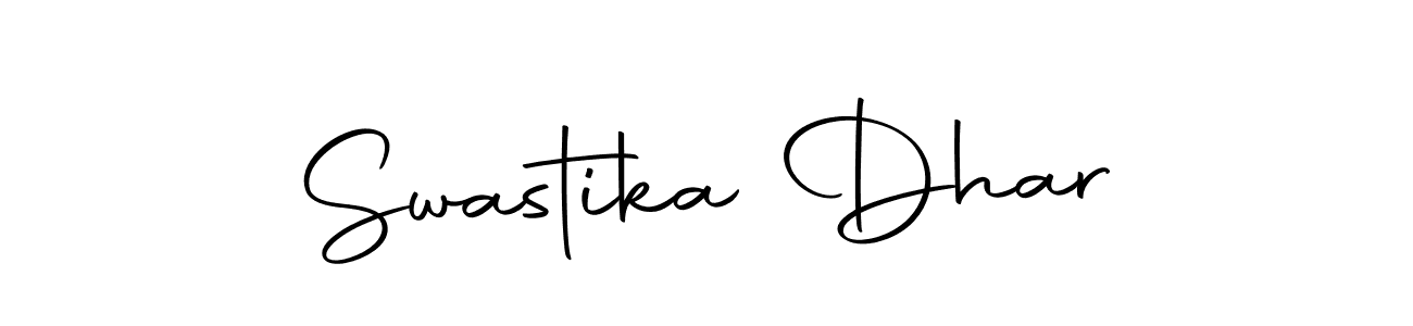 Use a signature maker to create a handwritten signature online. With this signature software, you can design (Autography-DOLnW) your own signature for name Swastika Dhar. Swastika Dhar signature style 10 images and pictures png